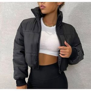 Shein Puffy Crop Top Jacket - Large